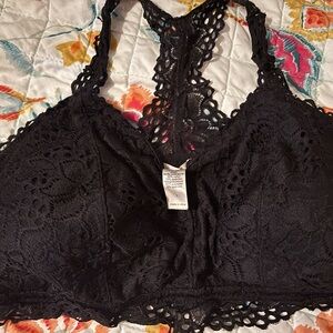 Lace Bralette in Black